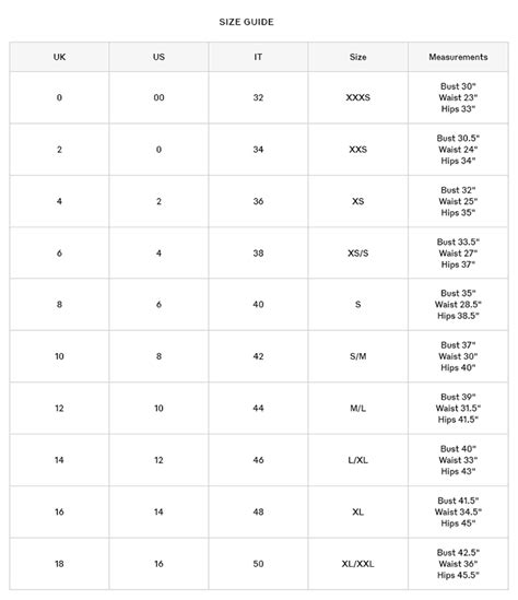 burberry brit size guide|burberry 10y size chart.